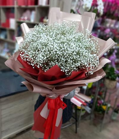 Букет цветов из: Гипсофила в Ново-Талицы